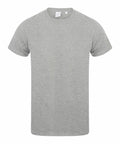 SF121 by Skinnifit, a plain gray short-sleeve t-shirt, displayed against a white background.