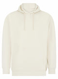 The Skinnifit SF531 is a plain cream-colored hoodie featuring a front pocket and drawstring hood. The hoodie is made from soft and comfortable fabric, ideal for casual wear, with long sleeves and a relaxed fit.