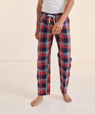 Navy/Green Check