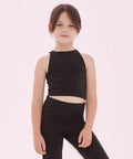 A young girl with long hair stands against a light background, wearing the SF Minni SM106.