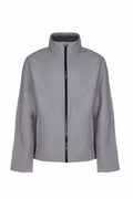 Displayed against a plain white background is the SN130, a gray zip-up jacket from Regatta Professional, featuring a high collar and long sleeves.