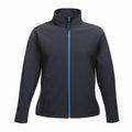 The SN131 from Regatta Professional is displayed, featuring a black design with a high collar and blue zipper, along with two front pockets.
