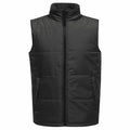 Regatta Professional's SN133 is a black puffer vest with a high collar, a front zipper, and two side pockets.
