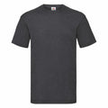 A plain, dark gray SS030 T-shirt by Fruit of the Loom displayed on a white background.