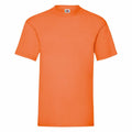 The Fruit of the Loom SS030 is an orange short-sleeve t-shirt shown against a white background. This shirt features a classic crew neck and comes in a solid, plain color.