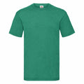 A plain green short-sleeve T-shirt from Fruit of the Loom, model SS030, displayed against a white background.