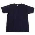 The Fruit of the Loom SS044, a plain black T-shirt featuring short sleeves and a round neck, is displayed on a white background.