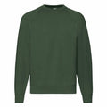 A plain green Fruit of the Loom crew-neck sweatshirt (model SS270) displayed against a white background.