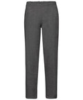 Fruit of the Loom SS324 gray sweatpants, featuring an elastic waistband and displayed against a white background.