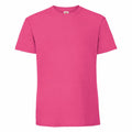 A plain bright pink t-shirt from Fruit of the Loom, product SS422, is displayed against a white background. It features a classic round neck and short sleeves, with no visible logos or designs.