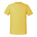 The Fruit of the Loom SS422 is a plain yellow short-sleeve T-shirt showcased against a white background.