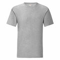 Fruit of the Loom SS430 gray T-shirt displayed against a white background.