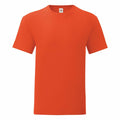 An SS430 T-shirt from Fruit of the Loom, in plain orange, displayed on a white background.