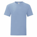 The SS430, a plain light blue short-sleeve T-shirt from Fruit of the Loom, is displayed against a white background. It features a classic crew neck design and appears to be made of soft, lightweight fabric.