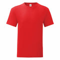 A plain red T-shirt, model SS430 by Fruit of the Loom, displayed against a white background. The shirt features a crew neck and short sleeves.