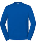 A royal blue, long-sleeved crew neck sweatshirt from Sweatshirts is shown against a white background, featuring a plain design with no visible logos or text.