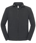 A dark grey Jackets zip-up with long sleeves, high collar, two front pockets, and visible zip, shown on a white background.