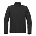 Stormtech's ST171 jacket is a black zip-up with long sleeves and a high collar, featuring two zipped pockets on the front.