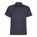 A plain dark gray ST172 polo shirt by Stormtech, featuring short sleeves and a collar. It has three buttons on the front and a small round logo near the bottom hem. The shirt is displayed against a white background.