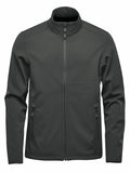 Stormtech ST200 jacket featuring a green zip-up design, high collar, and two front pockets.