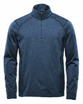 Stormtech ST202 navy blue quarter-zip pullover featuring long sleeves and a high collar.