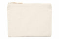 Product SX059 from Stanley/Stella is a rectangular fabric pouch in beige, featuring a plain design and a zipper at the top.