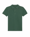 SX117 polo shirt by Stanley/Stella, featuring a collar and two buttons, displayed on a plain white background.