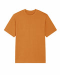 A plain SX142 orange t-shirt by Stanley/Stella, displayed on a white background. The shirt features short sleeves and has no visible patterns or logos.