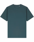 The Stanley/Stella SX142 is a plain dark green T-shirt featuring short sleeves and a round neckline, displayed on a white background.