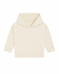A plain, off-white hooded sweatshirt with long sleeves and a simple design from Stanley/Stella’s SX186 collection, displayed against a white background.