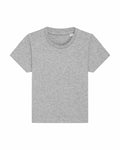 A plain gray Stanley/Stella SX194 T-shirt with short sleeves, laid flat against a white background. The T-shirt features a round neckline and a simple, casual design.
