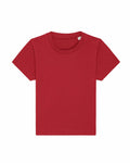 A front view of the SX194 from Stanley/Stella, featuring a plain red short-sleeved t-shirt with a round neckline, showcasing a simple design without any logos.