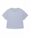 The SX198 from Stanley/Stella is a simple, casual T-shirt in light blue, featuring short sleeves and a round neckline, displayed on a white background.