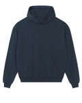 Presenting the Stanley/Stella SX217: a sleek dark green hoodie featuring long sleeves and a convenient front kangaroo pocket.