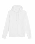The SX225 hoodie by Stanley/Stella, featuring a front pocket and adjustable drawstrings, is displayed against a white background.