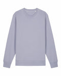 The Stanley/Stella SX230, a plain light gray sweatshirt featuring long sleeves and a round neckline, is showcased against a white background.