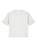 The SX235, a Stanley/Stella T-shirt, features short sleeves and a round neckline in light gray and is displayed flat on a white background.