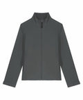 Stanley/Stella's SX241 jacket is a dark green, long-sleeve zip-up with a high collar and straight cut.