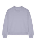 A light lavender long-sleeved crew-neck sweatshirt from Sweatshirts, shown on a white background.