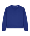 A royal blue, long-sleeved crew-neck sweatshirt from Sweatshirts, shown laid flat on a white background.