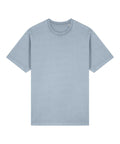Light blue T-shirts, short-sleeve crew neck, displayed flat on a white background, front side up with visible stitching on sleeves, collar, and hem.