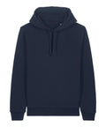 The Hoodies product is a plain black, long-sleeve, relaxed-fit jumper with a front pocket and drawstrings, shown against a white background.