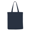 The product "Bags" is displayed against a white background. It is a plain, dark blue fabric tote bag with two handles, shown empty and lying flat.