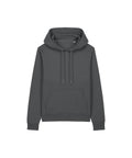 The Hoodies sweatshirt features a plain dark grey design with a hood, kangaroo pocket, and drawstrings, displayed flat on a white background.
