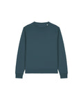 A solid dark teal long-sleeve crew neck sweatshirt from Sweatshirts, shown flat on a white background.