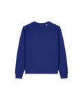 A royal blue, long-sleeve crew-neck sweatshirt from Sweatshirts displayed flat on a white background.