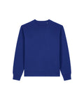 A royal blue, long-sleeved crew-neck sweatshirt from Sweatshirts is shown against a white background.