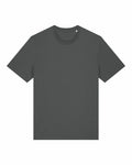A dark green SX701 t-shirt by Stanley/Stella featuring a round neckline, showcased against a white background.