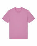 A plain pink T-shirt with a round neckline, short sleeves, and a simple, classic design from Stanley/Stella's SX701 line, displayed on a white background.