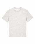 The SX701 by Stanley/Stella is a simple light gray T-shirt featuring short sleeves and a round neckline, showcased against a white background.